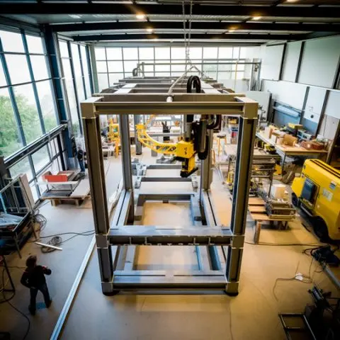 Atelier de fabrication utilisant l'impression 3D pour la construction de maisons individuelles innovantes avec CELIA Création.